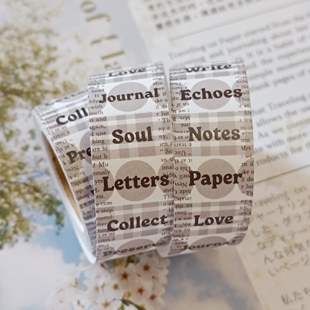 紙上旅行 TOP Studio．Echoes of Pape 標籤機貼紙膠帶捲 <整捲/分裝>