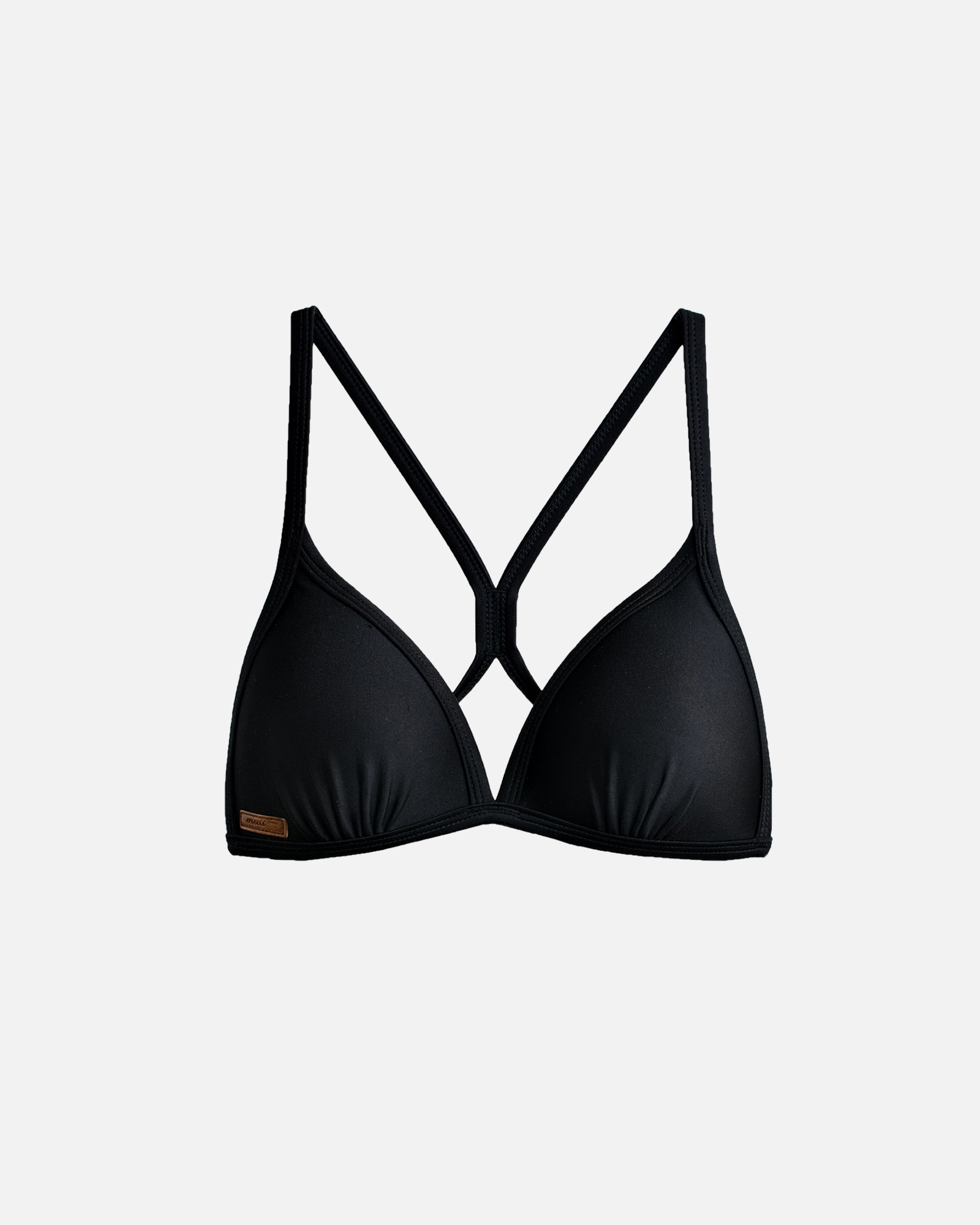 【魅惑素黑】UPV 三角美胸綁帶上衣