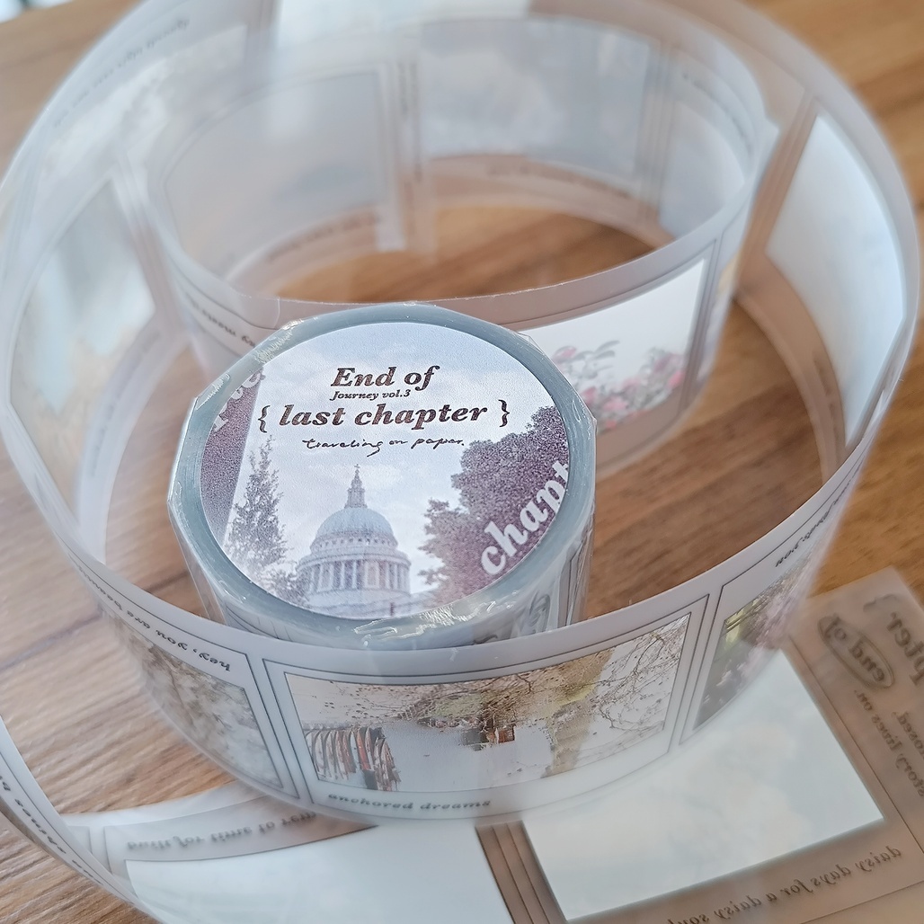 紙上旅行．Journey vol.3 End of_ { last chapter } 5cm霧面PET膠帶 <整捲/分裝>