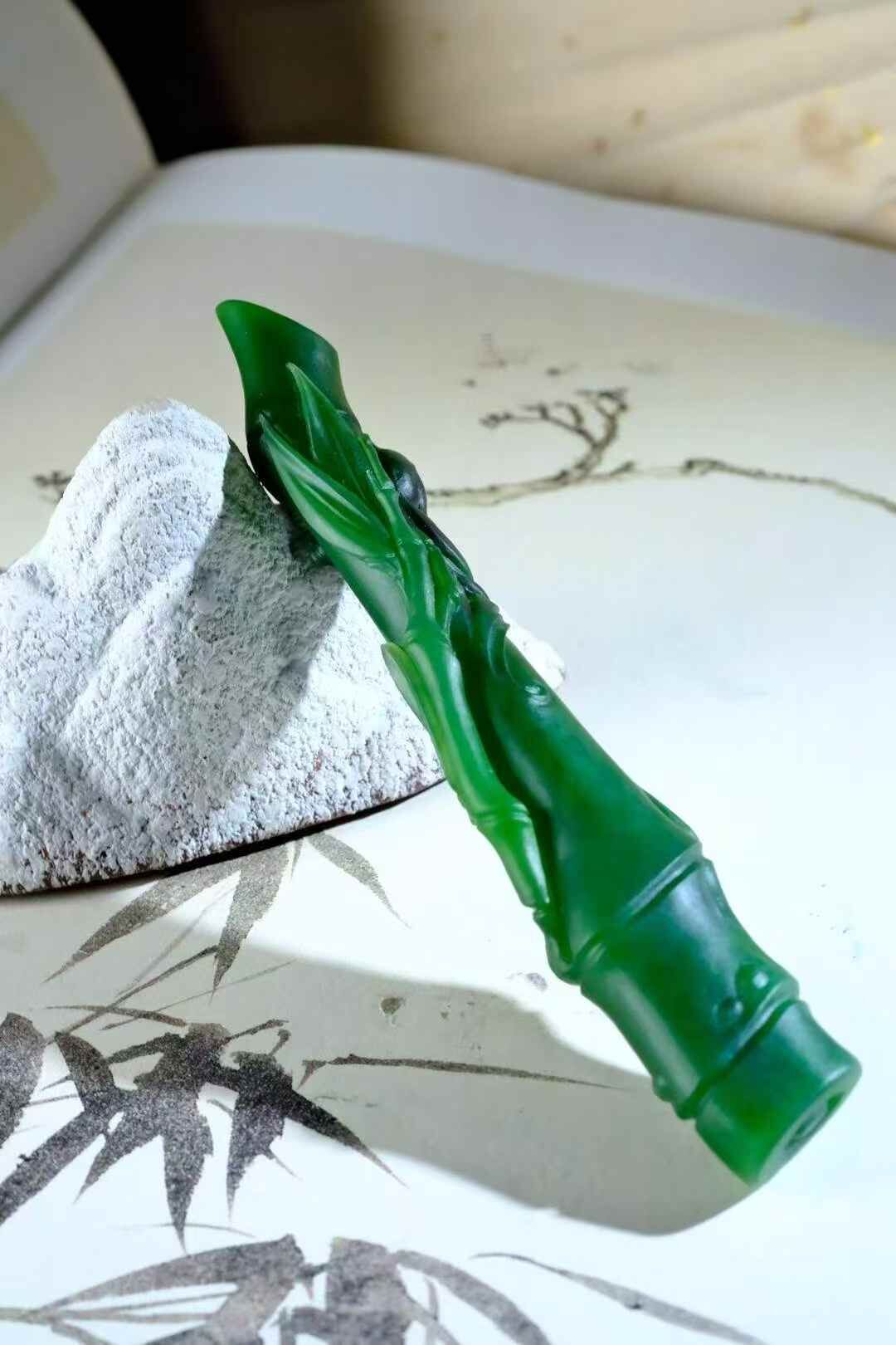 和田玉竹節,天然和田玉軟玉