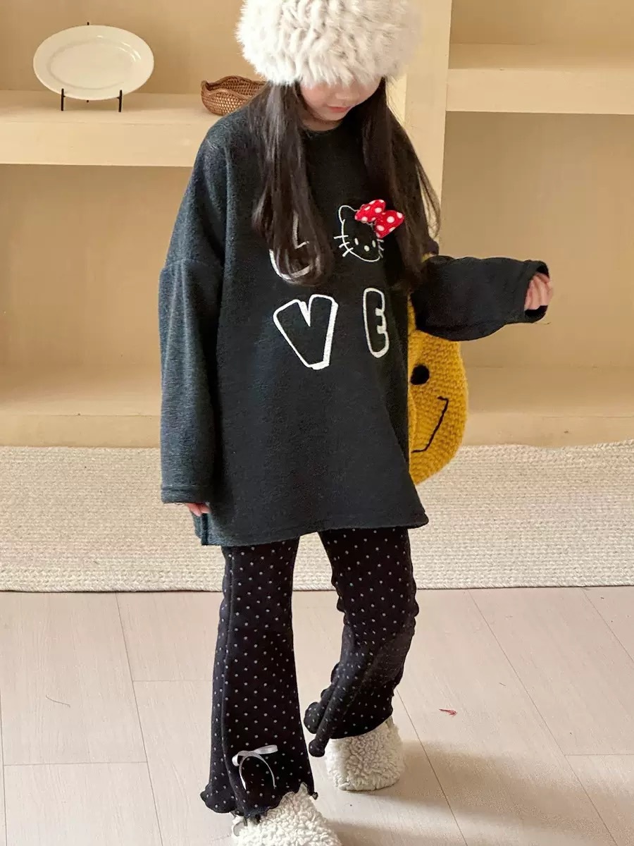 Love貓咪加絨上衣