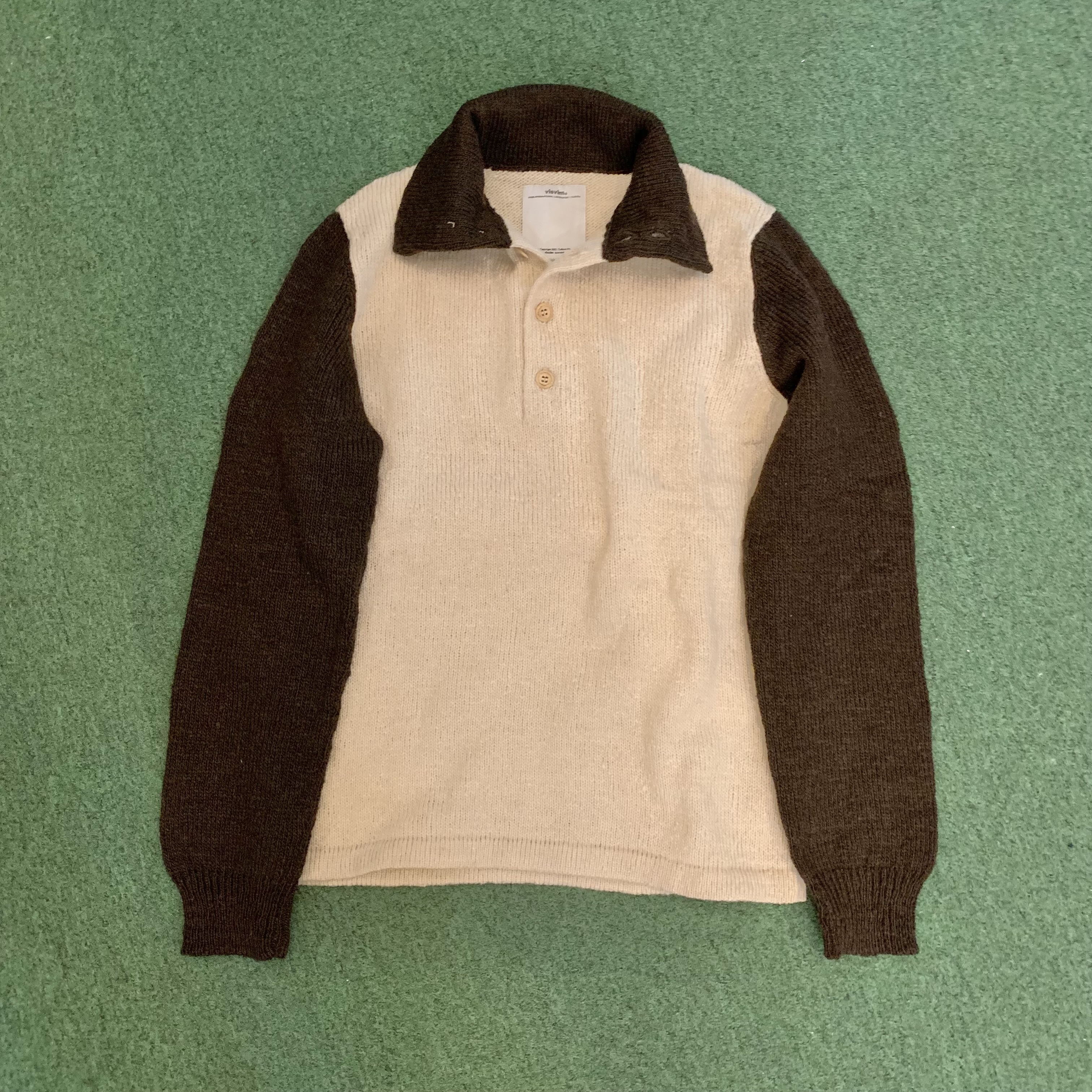 ON SALE: VISVIM ECHO KNIT SWEATER (N.D) - BEIGE SIZE 1 IN STOCK NOW (現貨發售中)