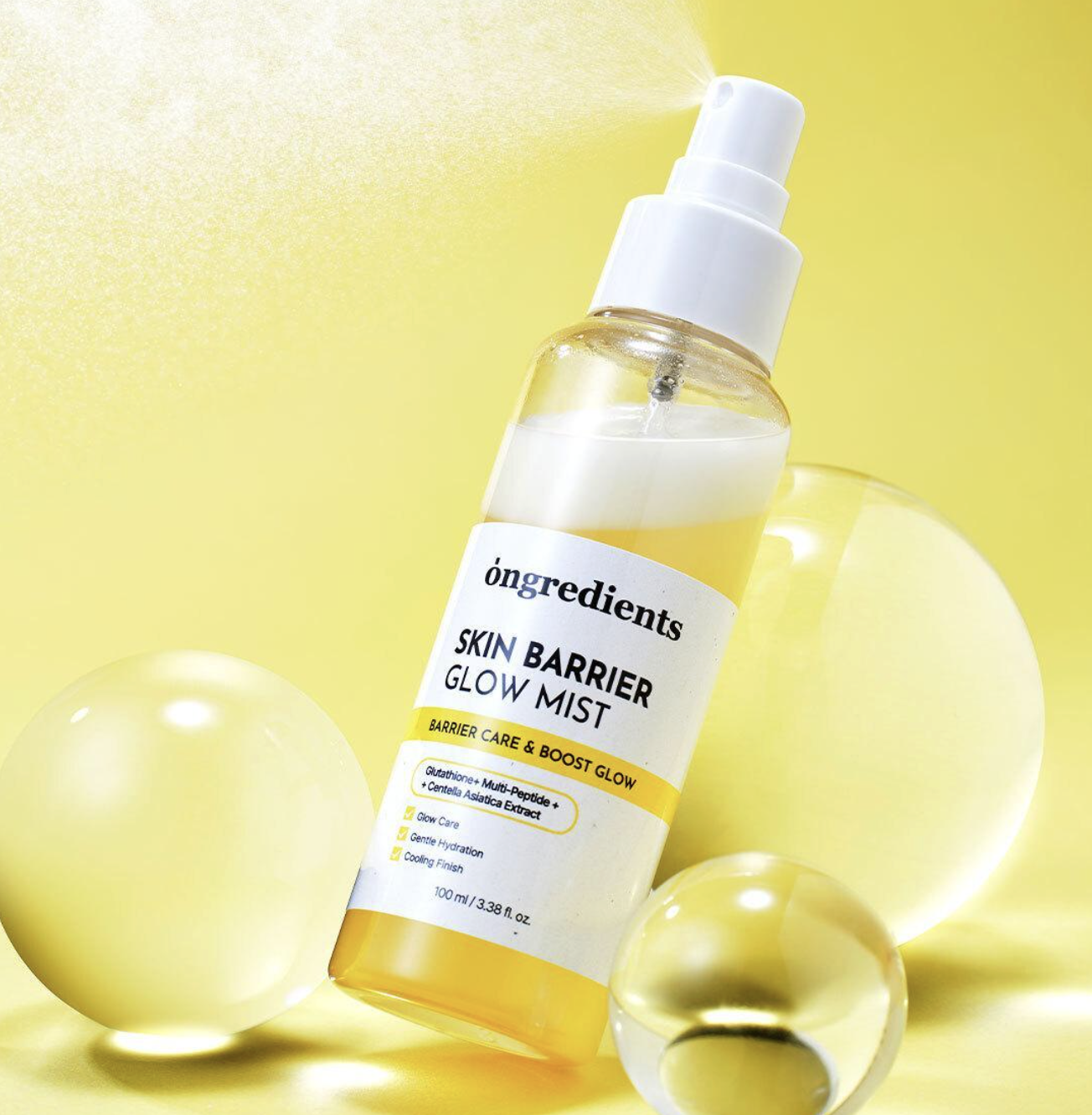 台灣總代授權|ongredients 植萃舒緩保濕光澤噴霧