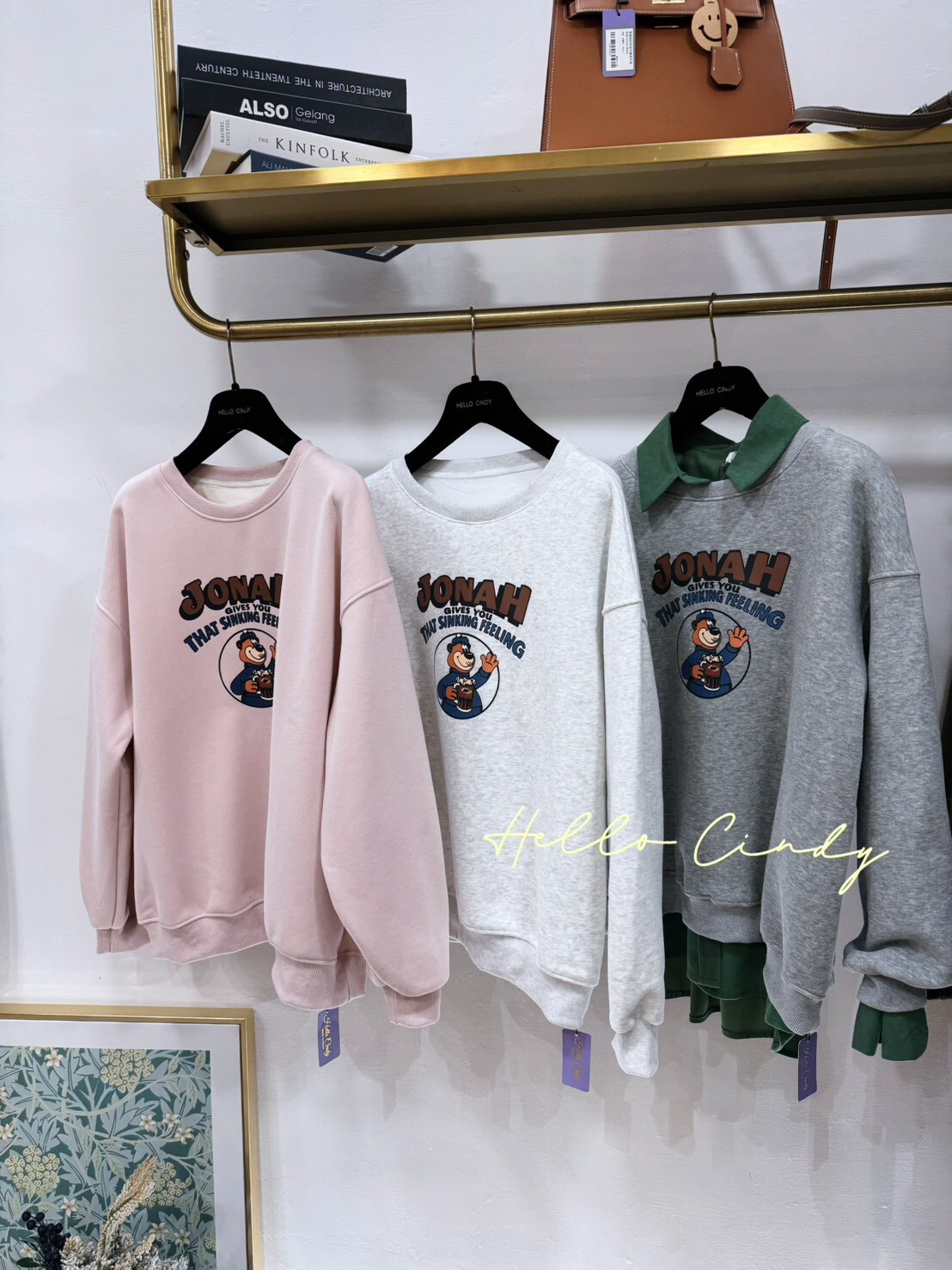 B12085 運動熊熊喝啤酒短絨毛大學ㄒ