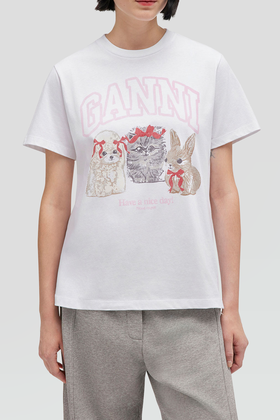 GANNI｜ANIMALS 棉質可愛動物T恤