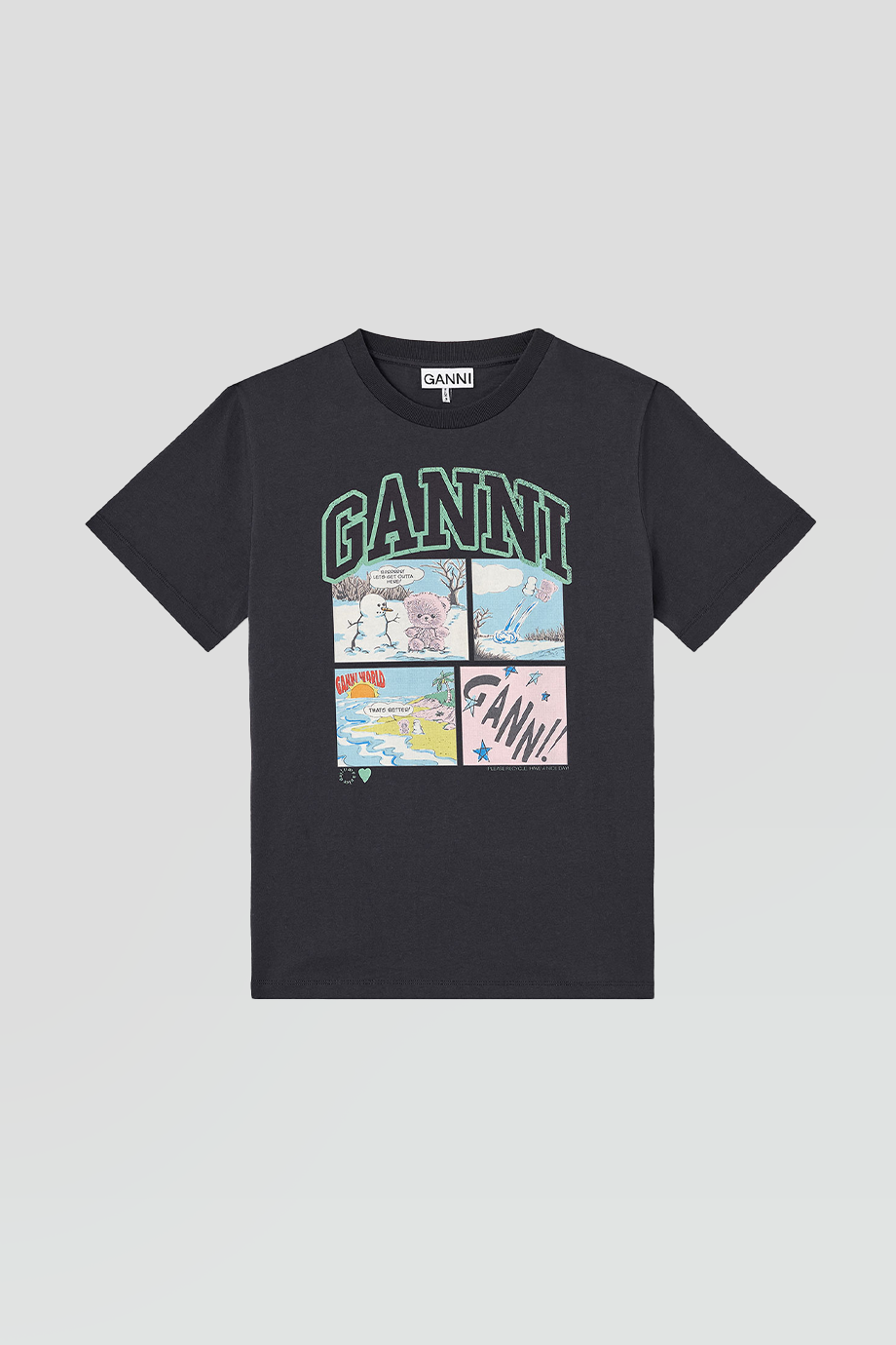GANNI｜TEDDY 泰迪熊棉質T恤