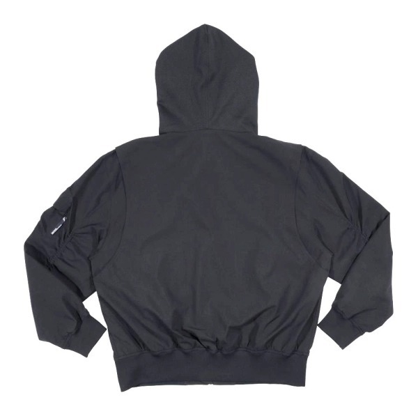 男女款 KANGOL JACKET 黑色 英國 袋鼠 中性 拼接 防風 飛行 連帽 外套【6555142120】