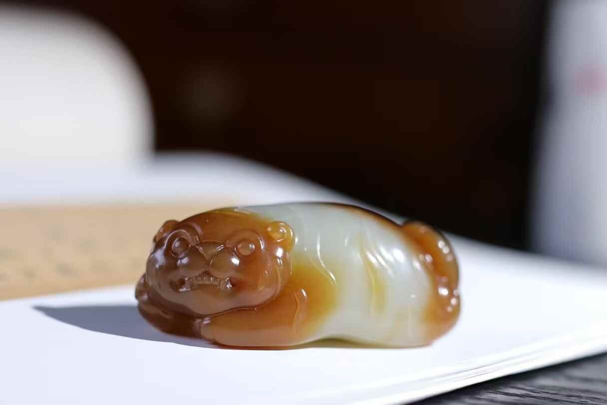 和田玉虎虎生威,天然和田玉軟玉