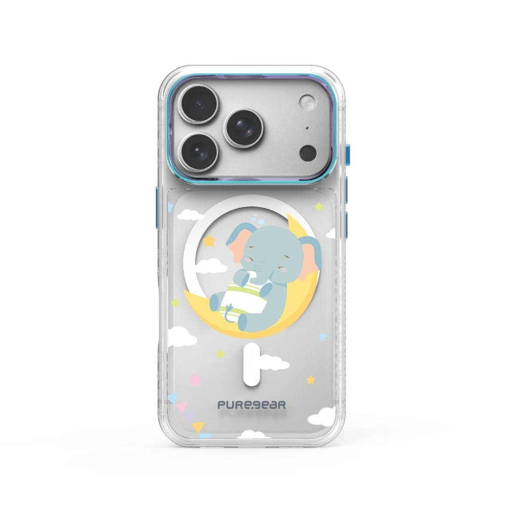 iPhone 17冰鑽減壓防摔保護殼 Magsafe / 睡夢象 (Designer style)