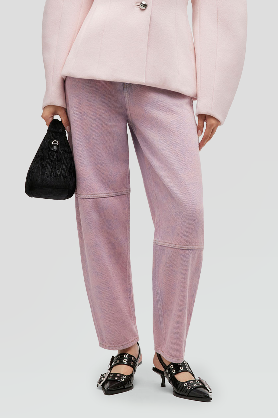 GANNI｜OVERDYED 重磅丹寧長褲