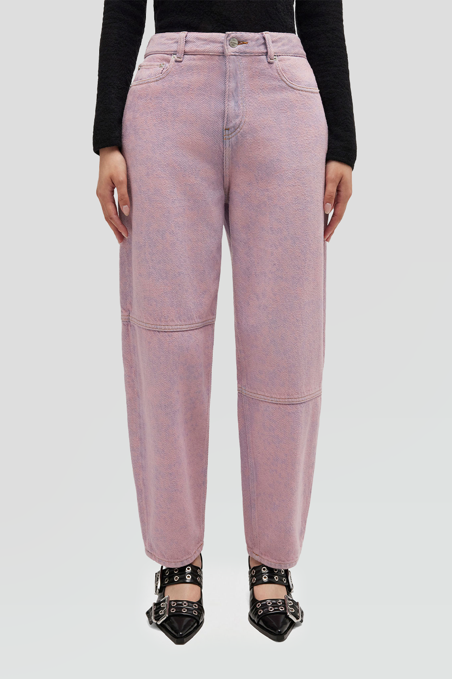 GANNI｜OVERDYED 重磅丹寧長褲