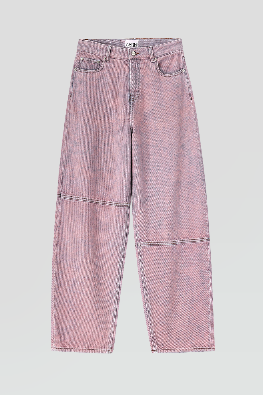GANNI｜OVERDYED 重磅丹寧長褲