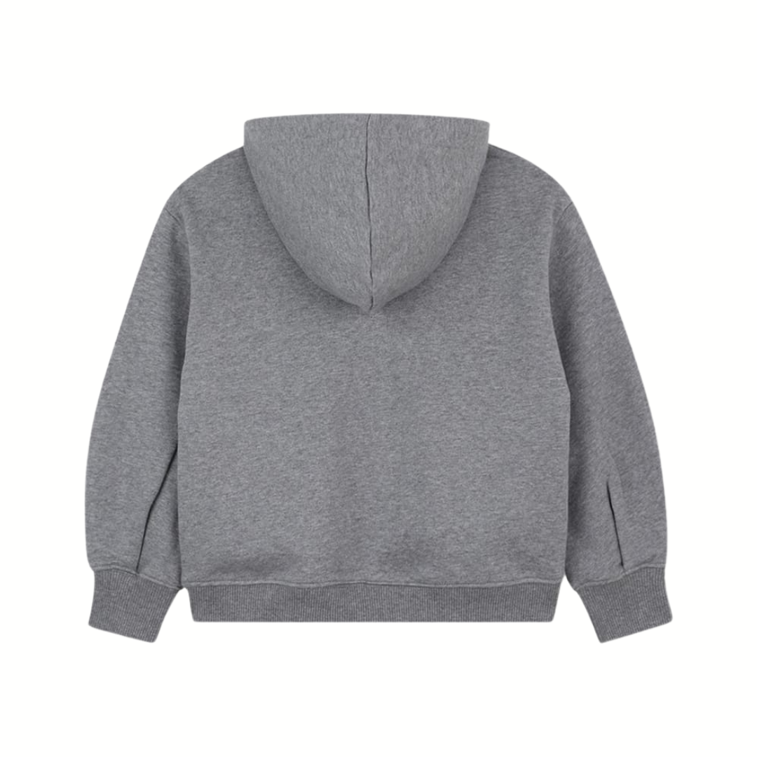 1LN1223-015 CHLOE Hoodie with Logo Grey #C20646-A46 (C-BR-E)