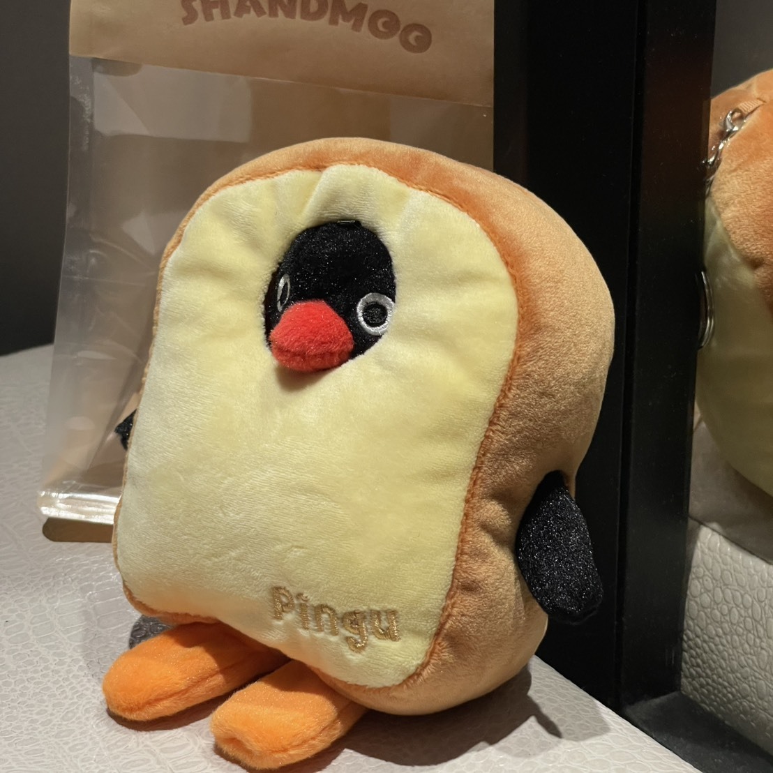 Pingu 企鵝麵包坊 迷你吊飾 絨毛玩偶