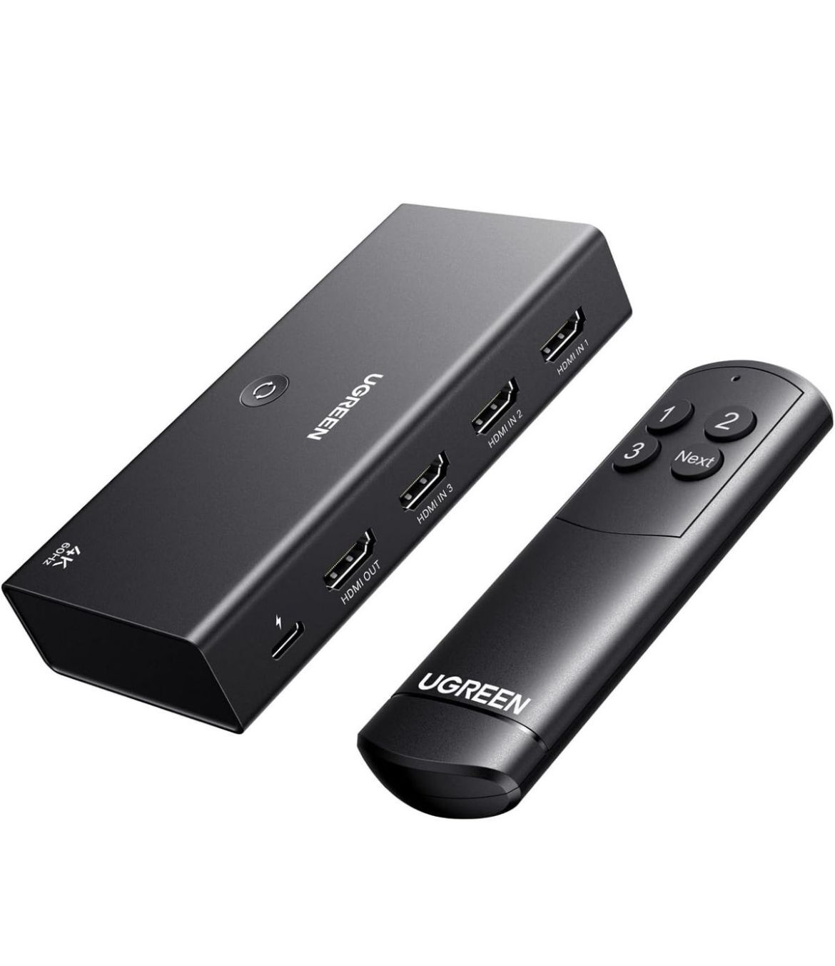 Ugreen HDMI切換盒  3 進1出  適配器_AW504-55857