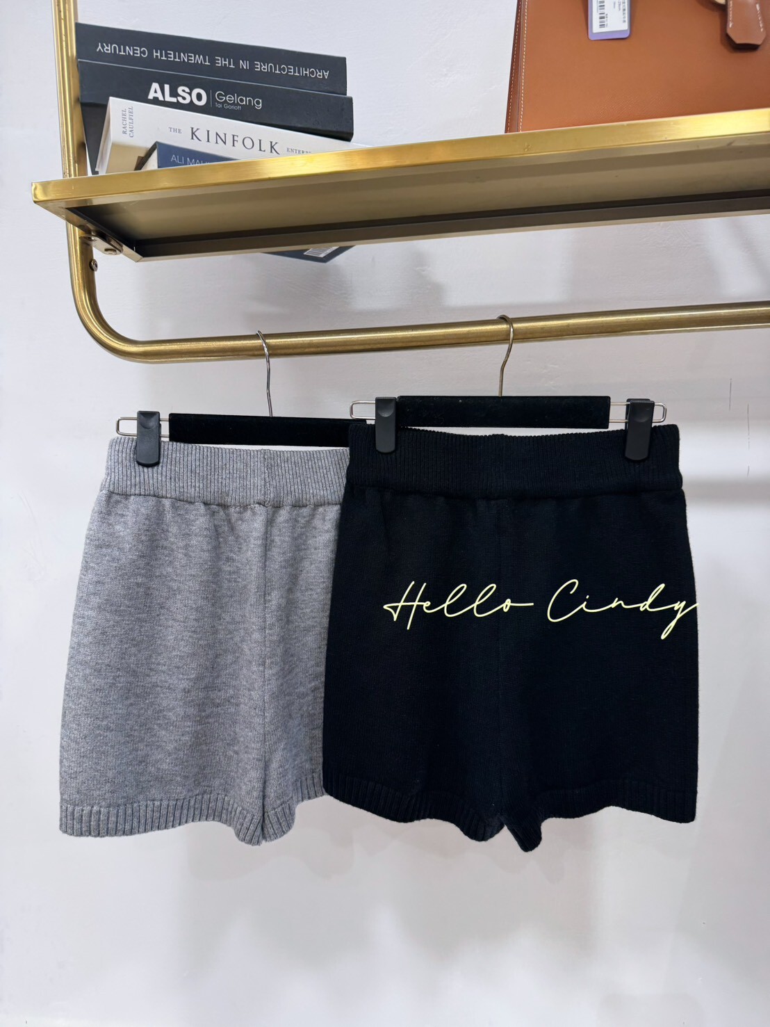 B12130 好舒服又好搭配的針織短褲