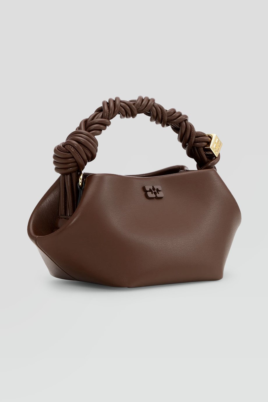 GANNI｜BOU 迷你編織提把六邊型斜背包