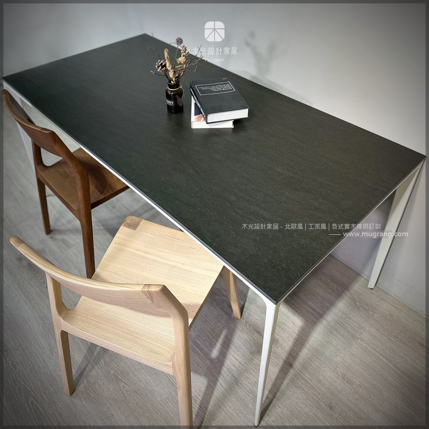 限時優惠- Hermes輕奢極簡四腳岩板桌(僅此一張)