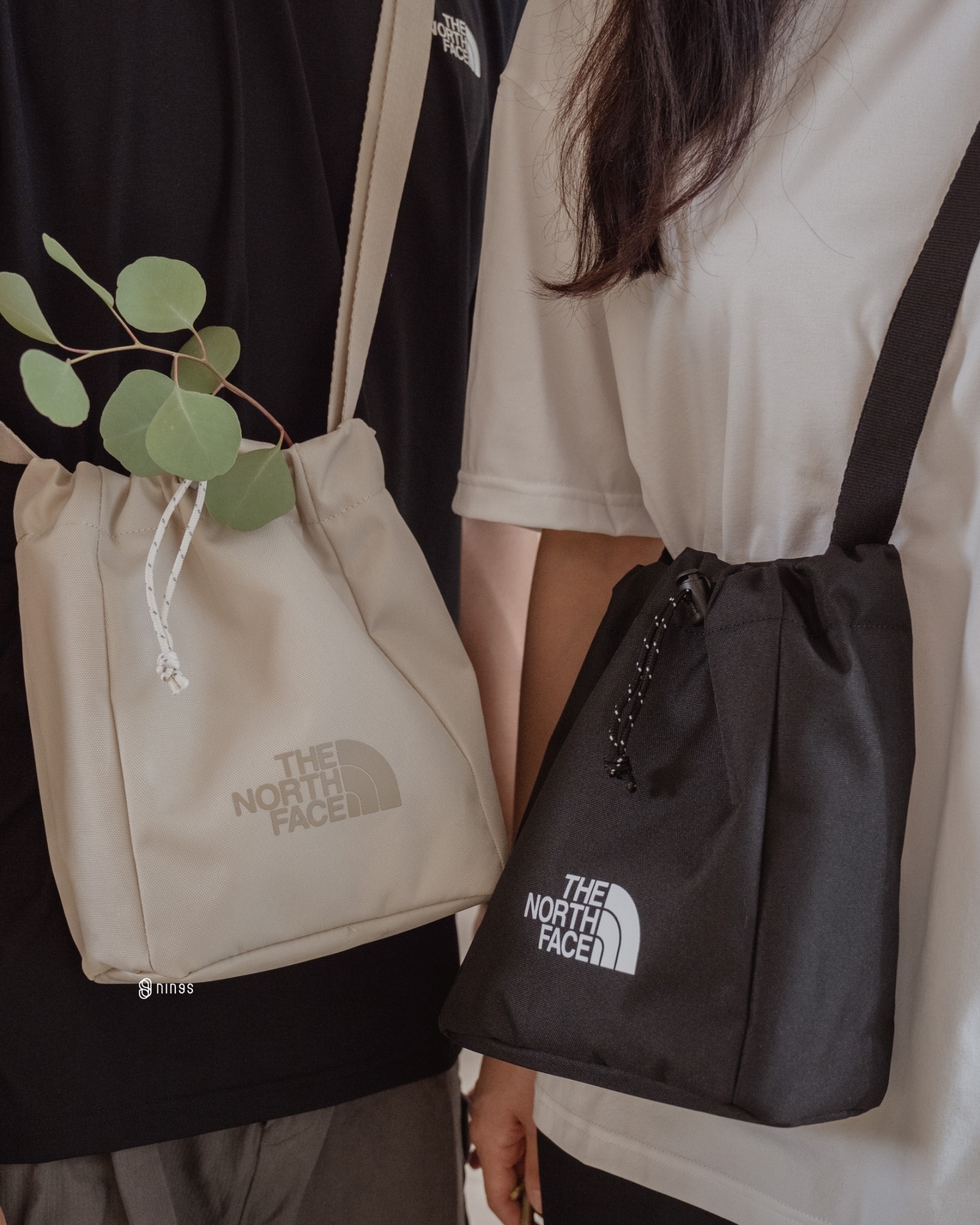 【現貨】THE NORTH FACE WL BUCKET MINI BAG 米色 NN2PP51