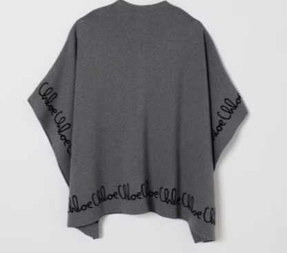 1LN1223-006 CHLOE KIDS Logo cape jacket #C20667-A46 (C-BR-E)