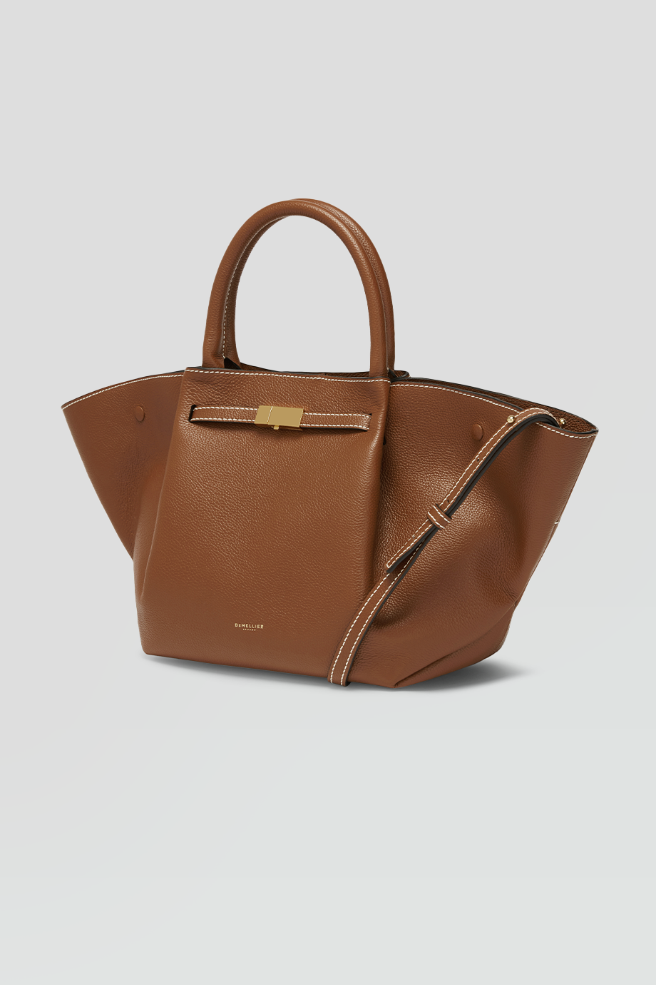 DeMellier｜MIDI NEW YORK 真皮金釦手提包