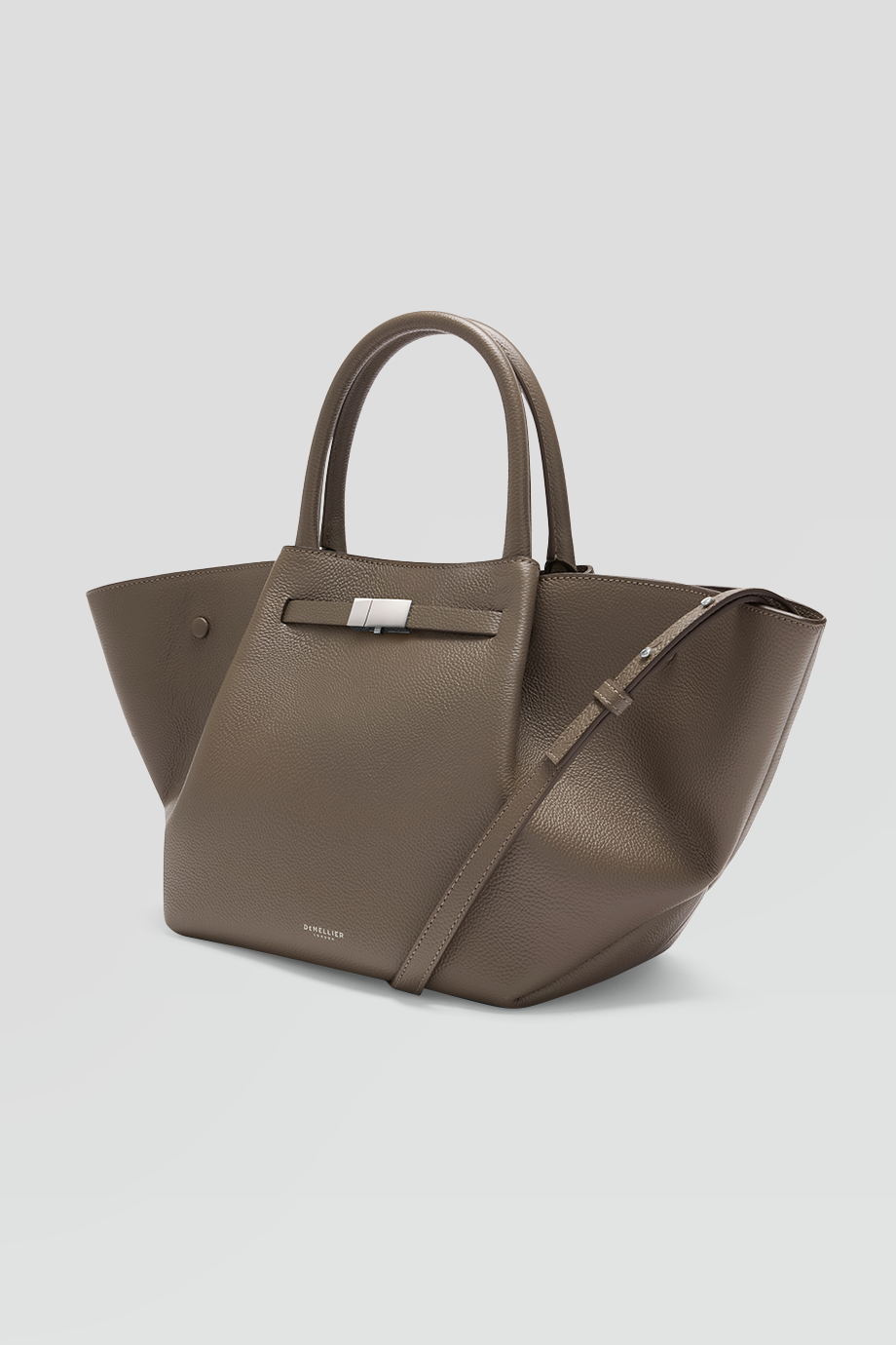 DeMellier｜MIDI NEW YORK 真皮銀釦手提包