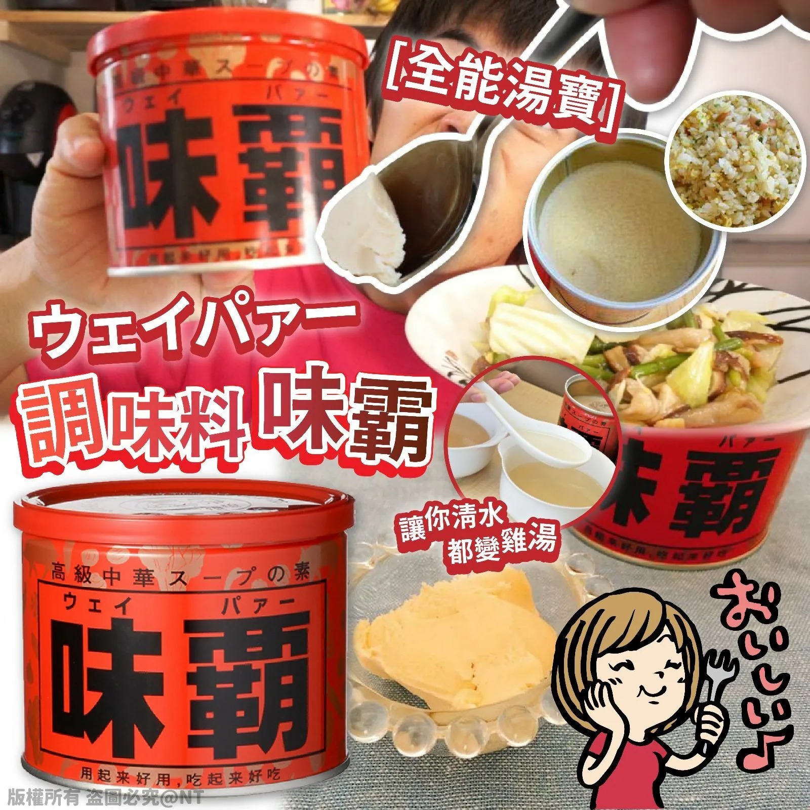 日本味霸調味料 (經典原味 / 蔬菜味) 250g [#SQ25122310]