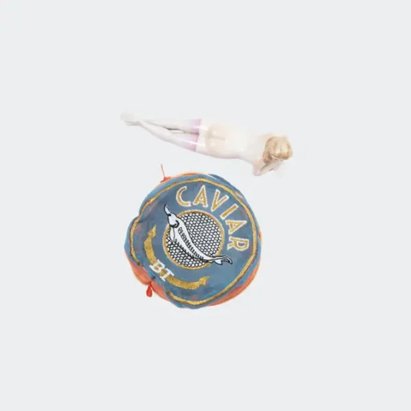 Brigitte Tanaka 魚子醬烏干紗收納包