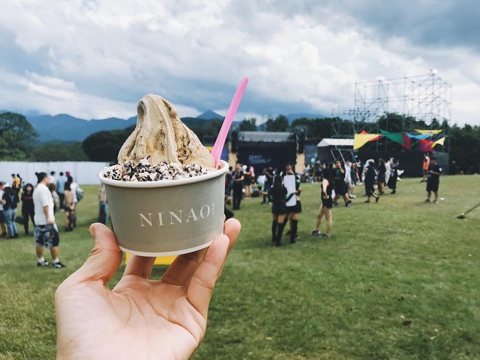 台南的蜷尾家義大利冰淇淋出現爆米香荔枝蜜紅茶，在 2015 Gelato World 東京獲得銀牌