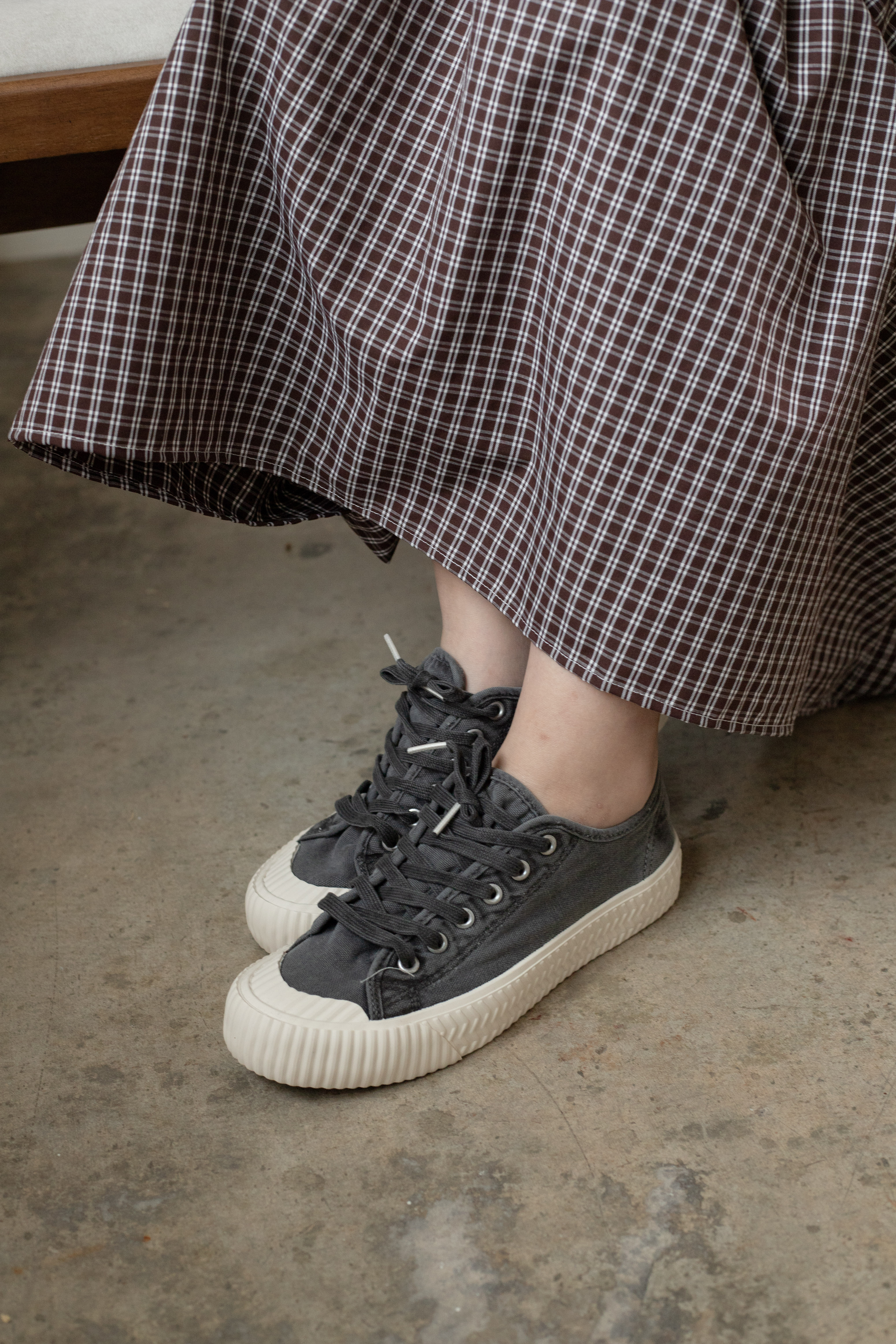 Harlow Canvas Sneaker Black -SH089BLK