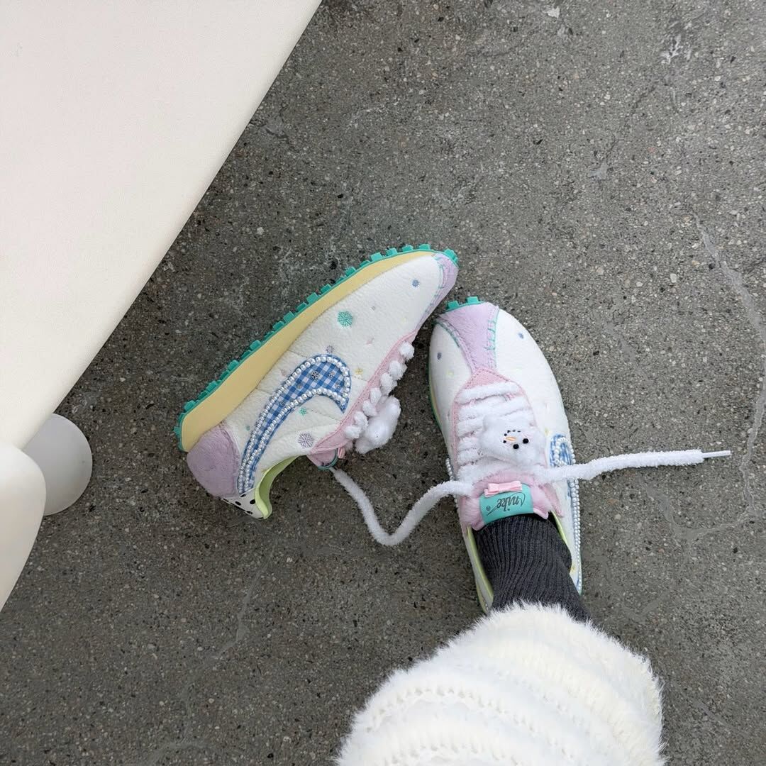 NIKE LD-1000 CULTURE DAY 原宿風 珍珠格紋 雪花 雪人 波點 絨毛 麂皮 棉質 拼接 女鞋 IM6692-197 / 預購