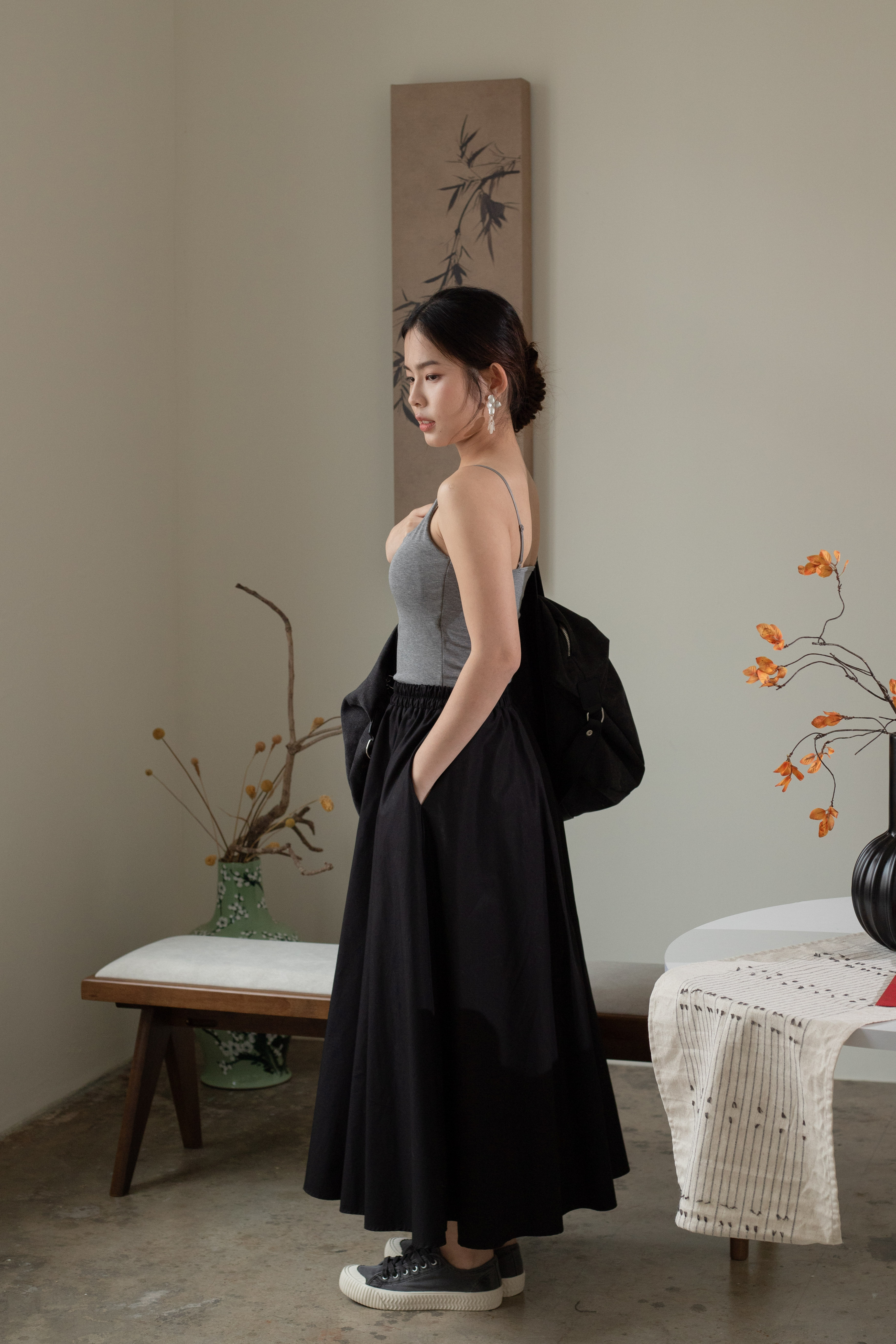 Kanza Tent Skirt Black - 2605SKBLK