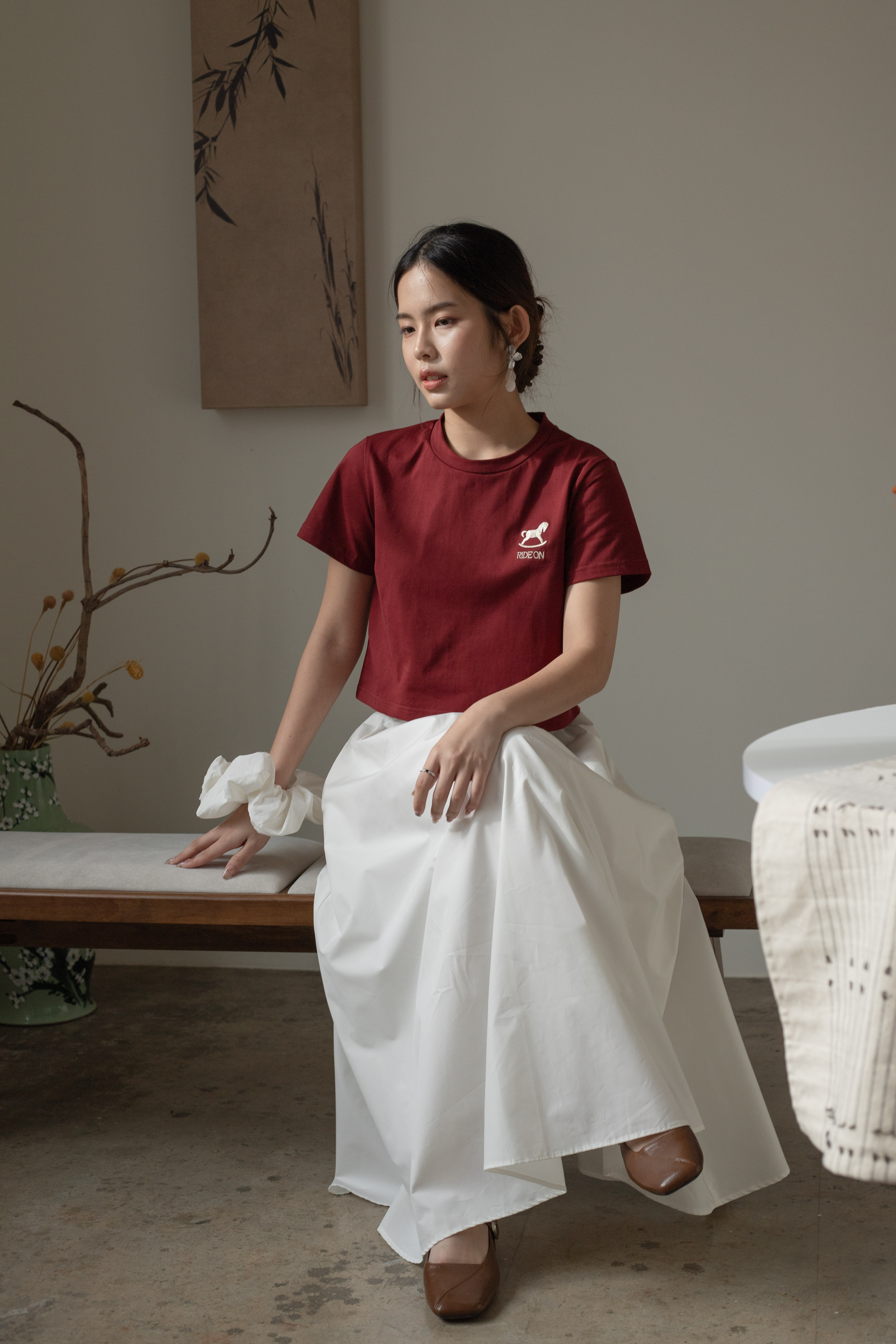 Kanza Tent Skirt White - 2505SKWHI