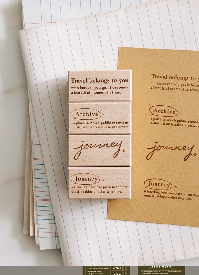 紙上旅行．Journey系列印章 共四款