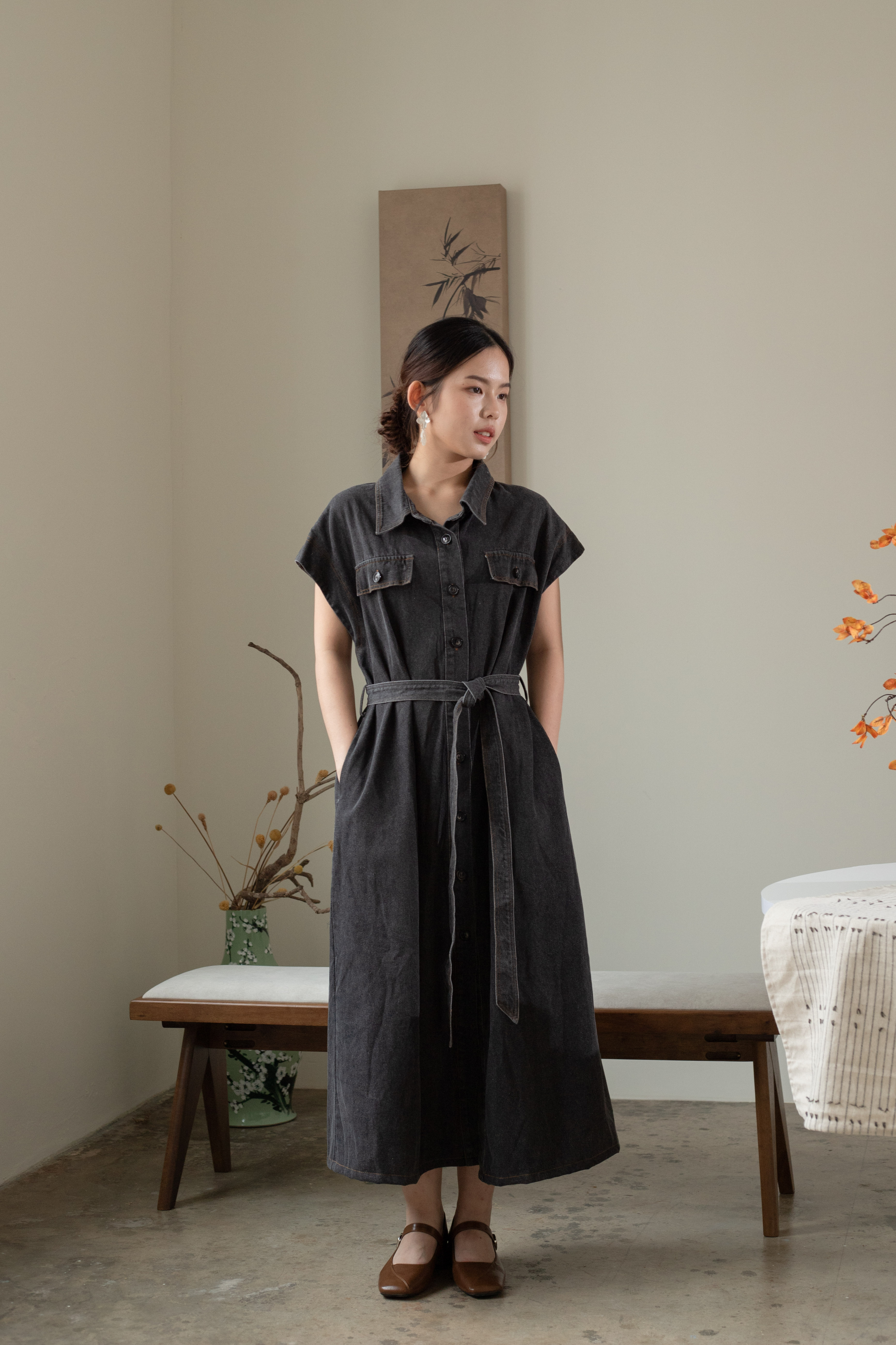 Martin Denim Dress -2609DL