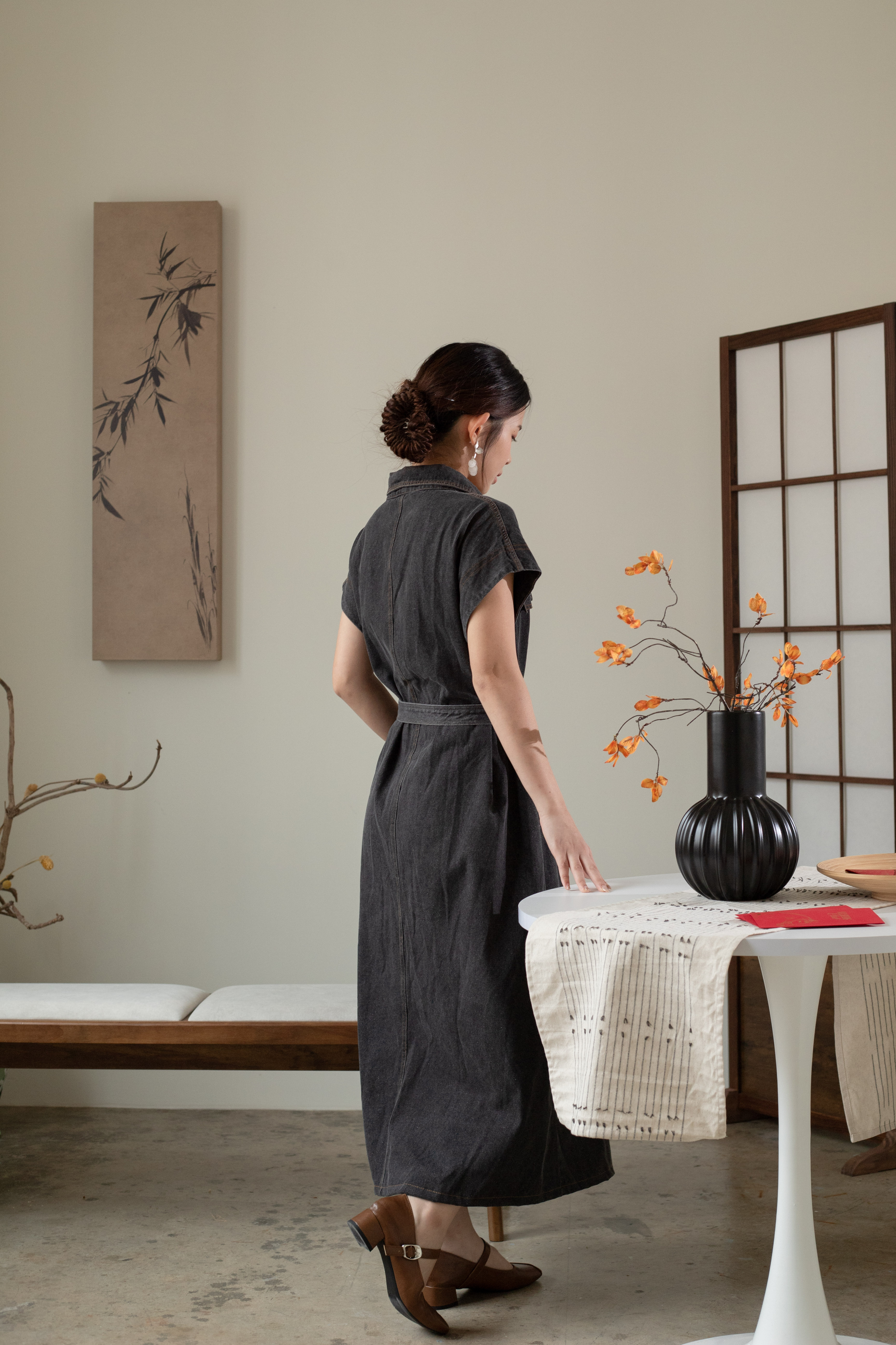 Martin Denim Dress -2609DL