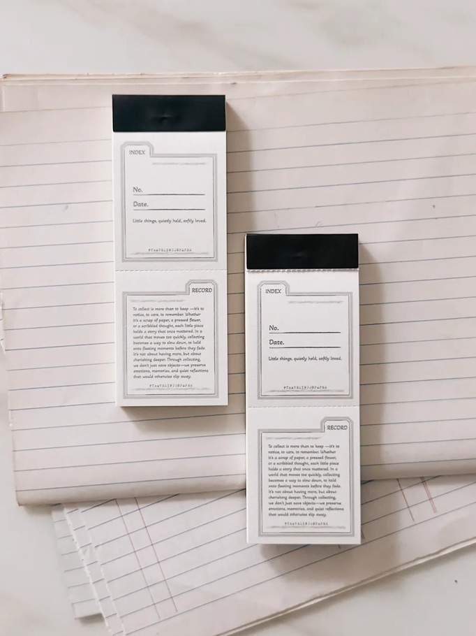 紙上旅行．Index & Record 便簽本