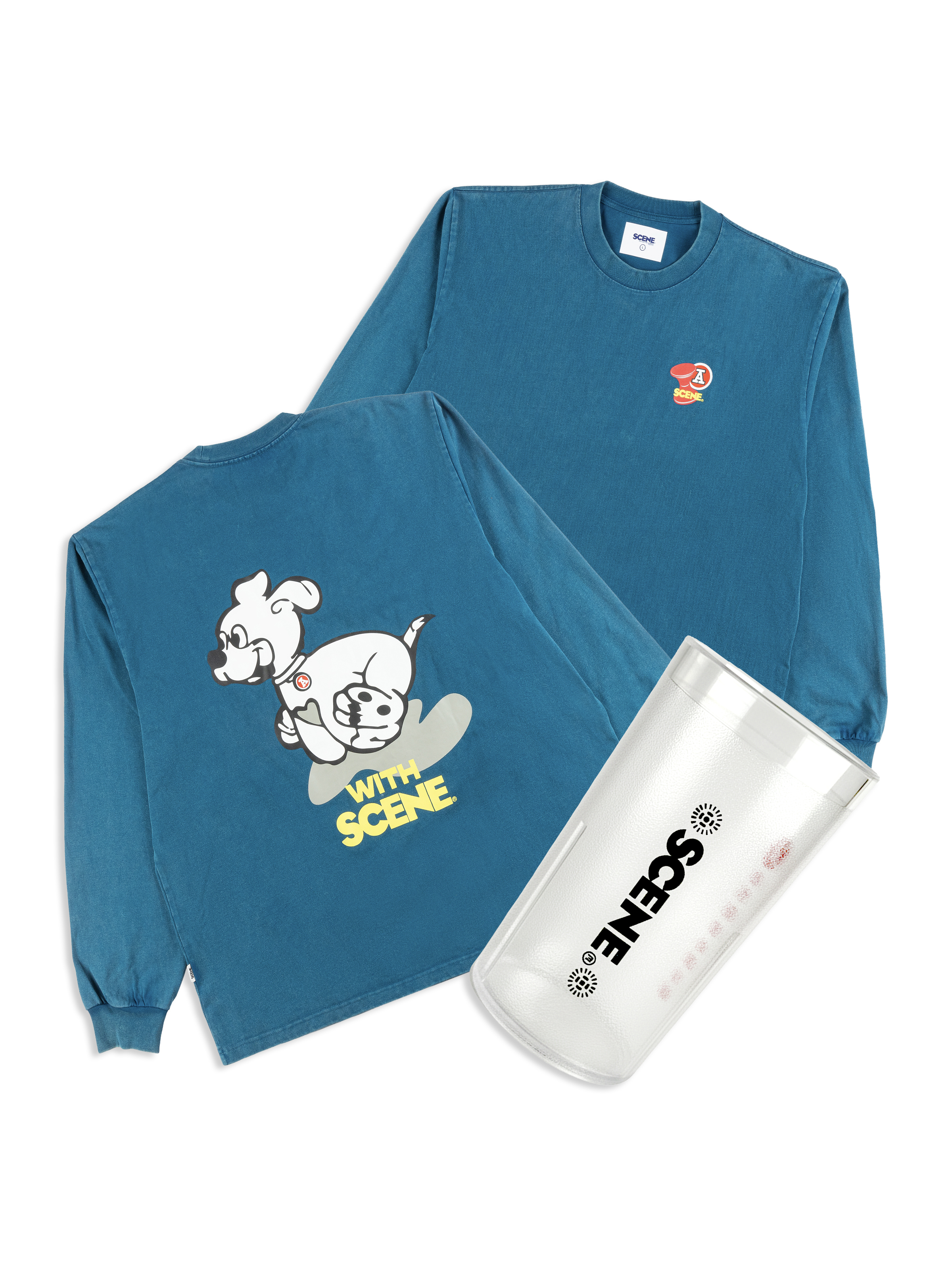 SET B  - DOG 360 // NVY + TUMBLER CUP