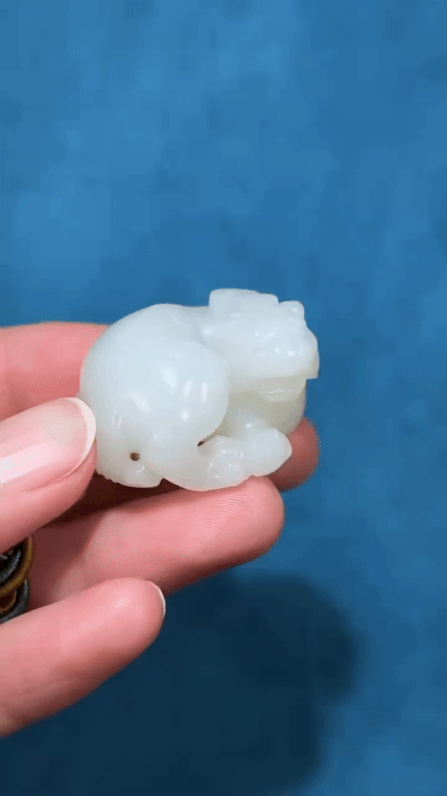 1218251 和田玉貔貅納福