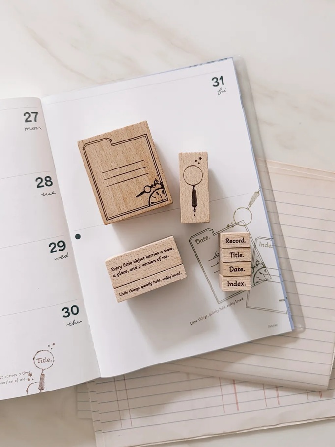 紙上旅行．Filed & Foun系列印章 共五款