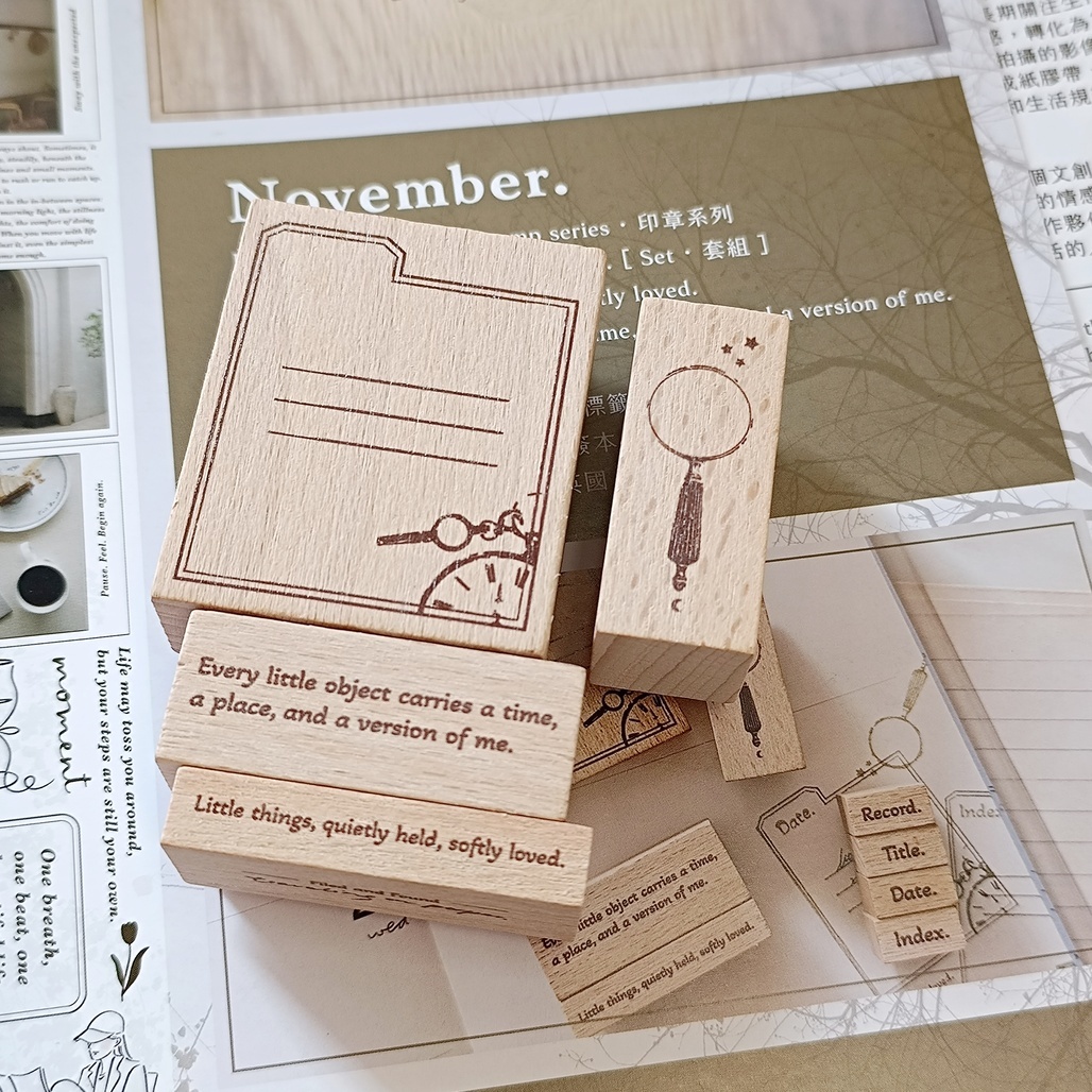 紙上旅行．Filed & Foun系列印章 共五款