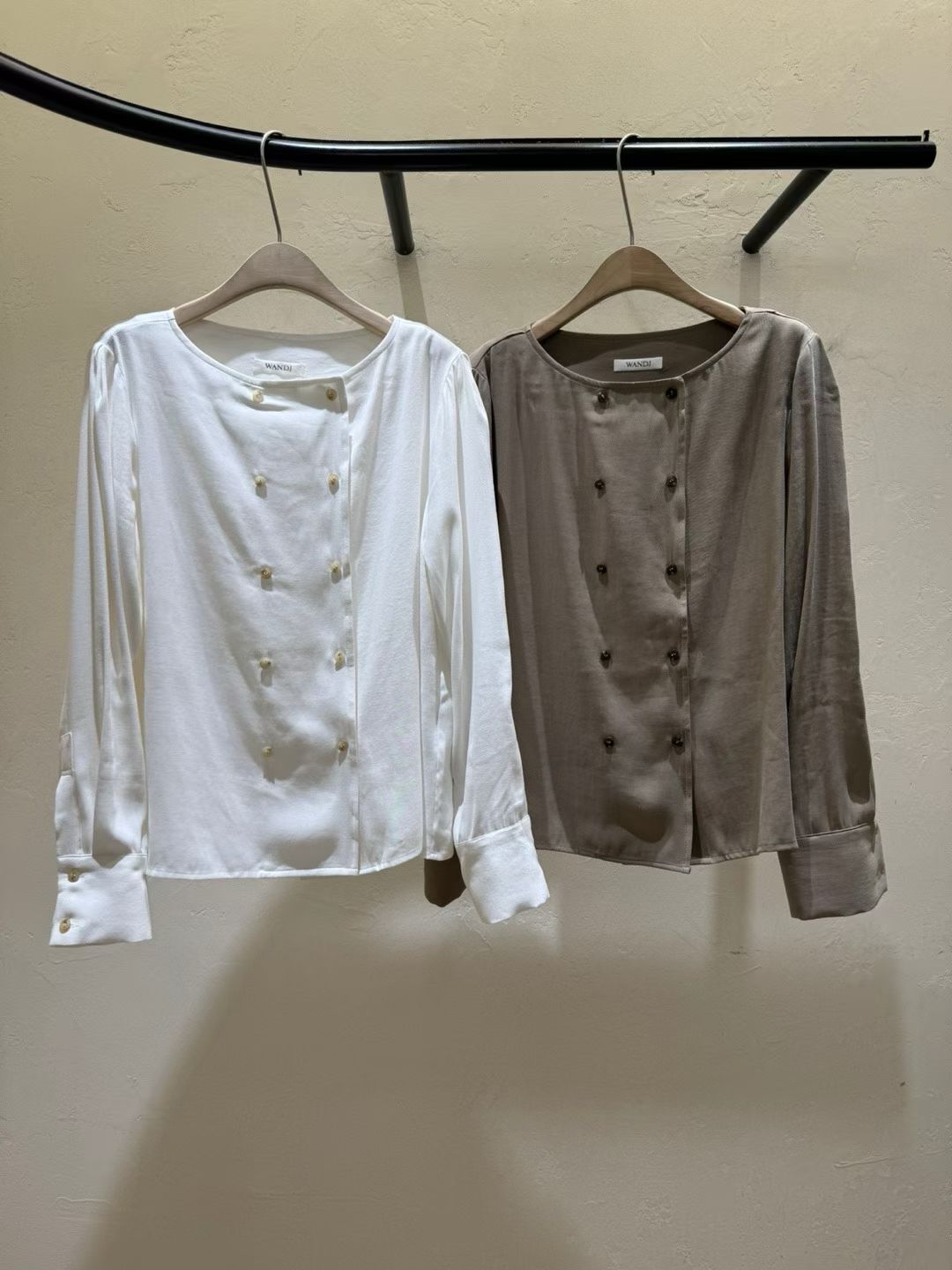 WJ5337 雙排釦恤衫 *特價* (優惠碼同充值購物金不適用)