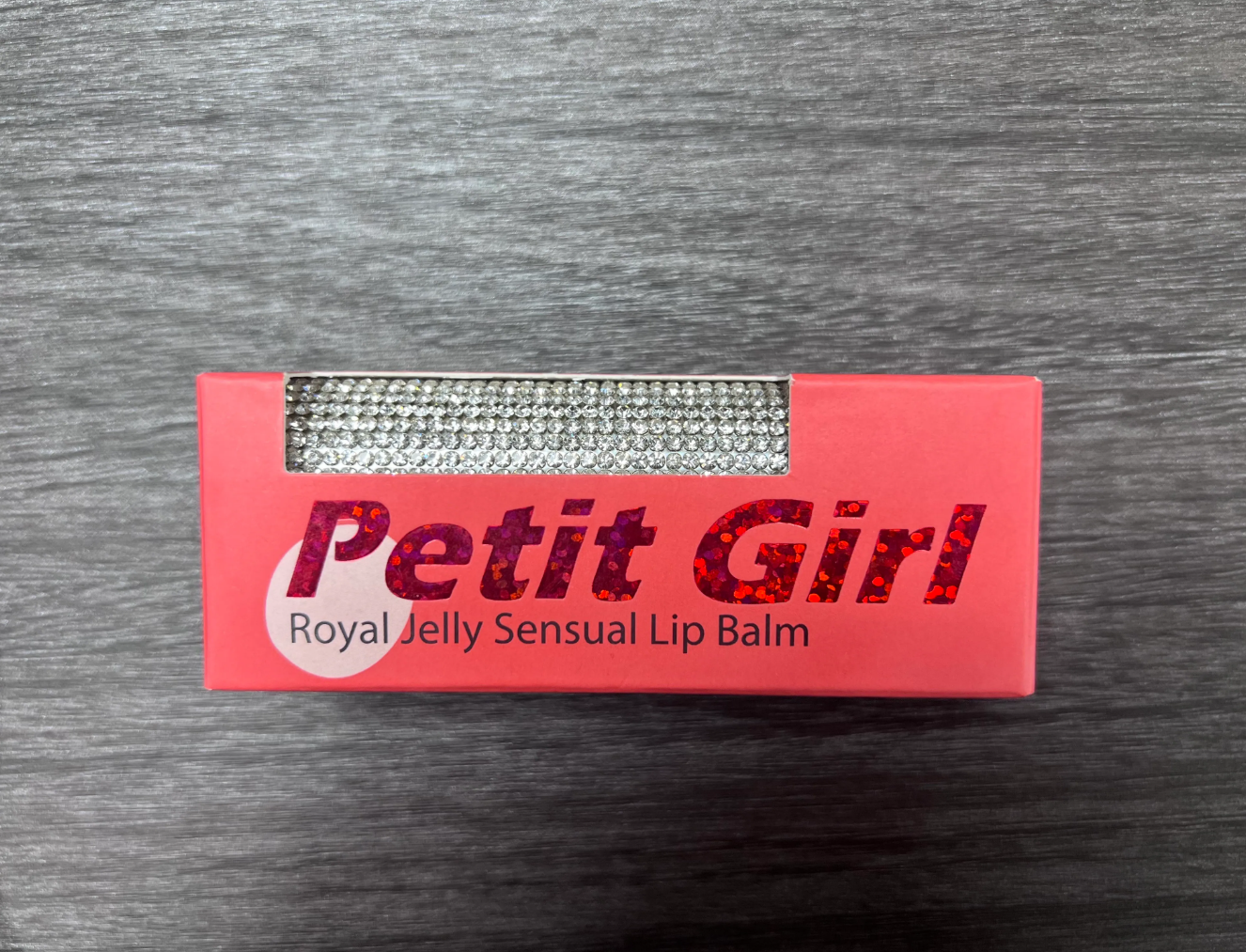 MF10 韓國Petit Girl 閃Bling Bling潤唇膏-RED 3g