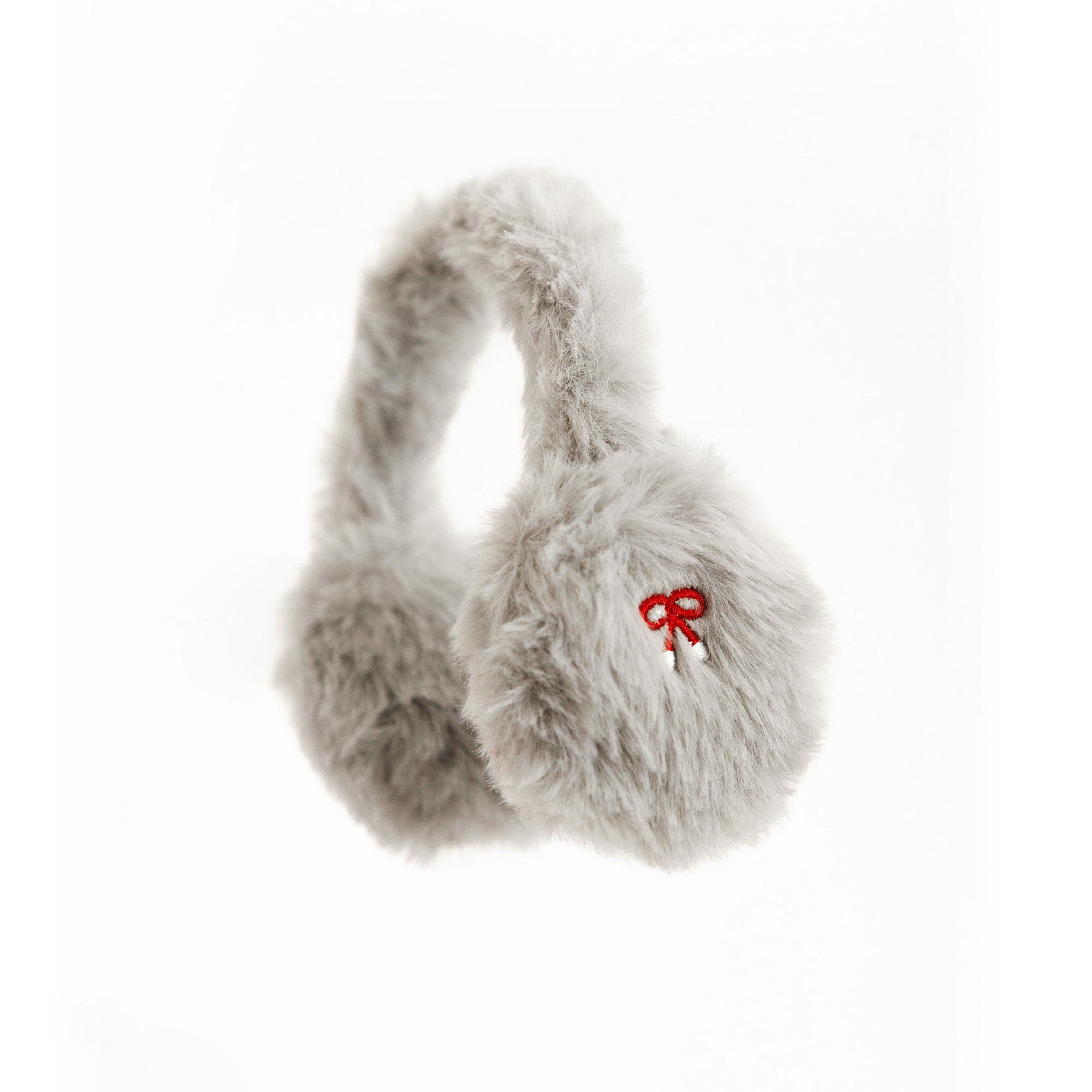 雲朵厚厚灰萌蓬蓬耳罩