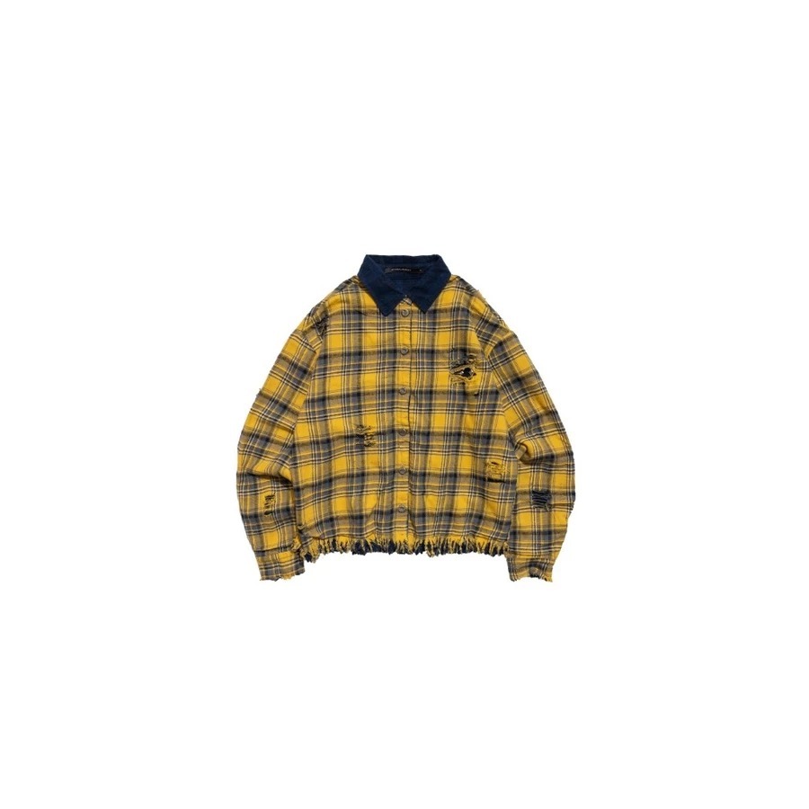 E'TREALOUEST Double Up Plaid Shirt