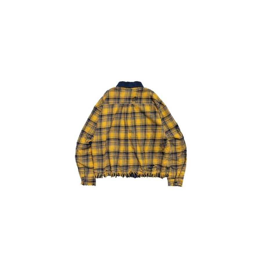 E'TREALOUEST Double Up Plaid Shirt