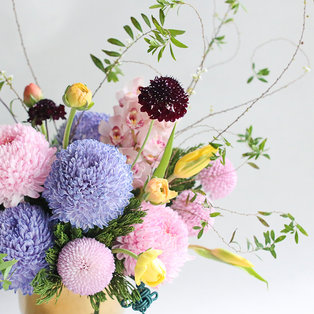 【黛釉】春節盆花