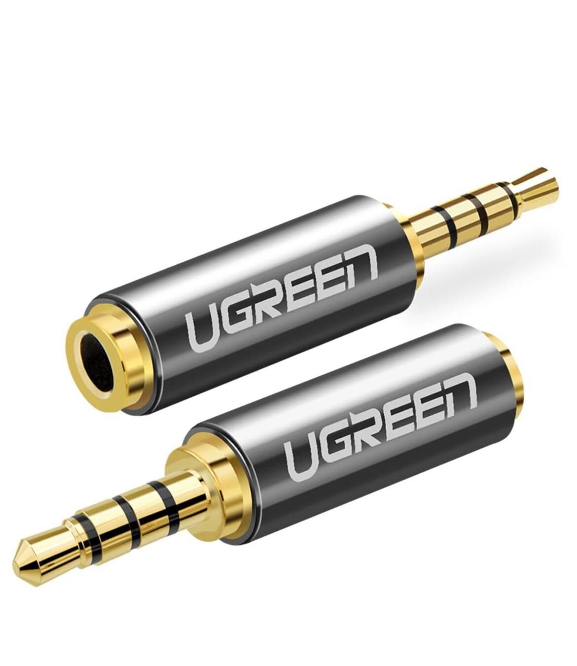 Ugreen 2.5mm公頭轉3.5mm母頭轉接頭 -20501