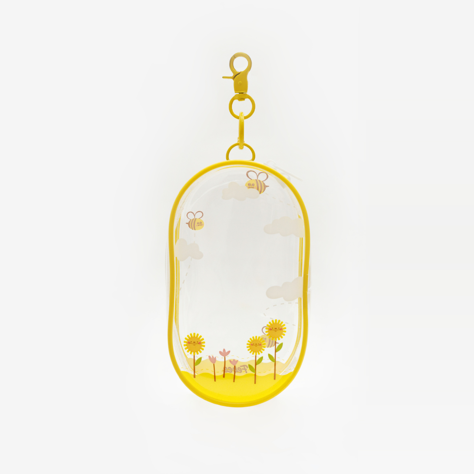 雲朵向日葵透明娃包