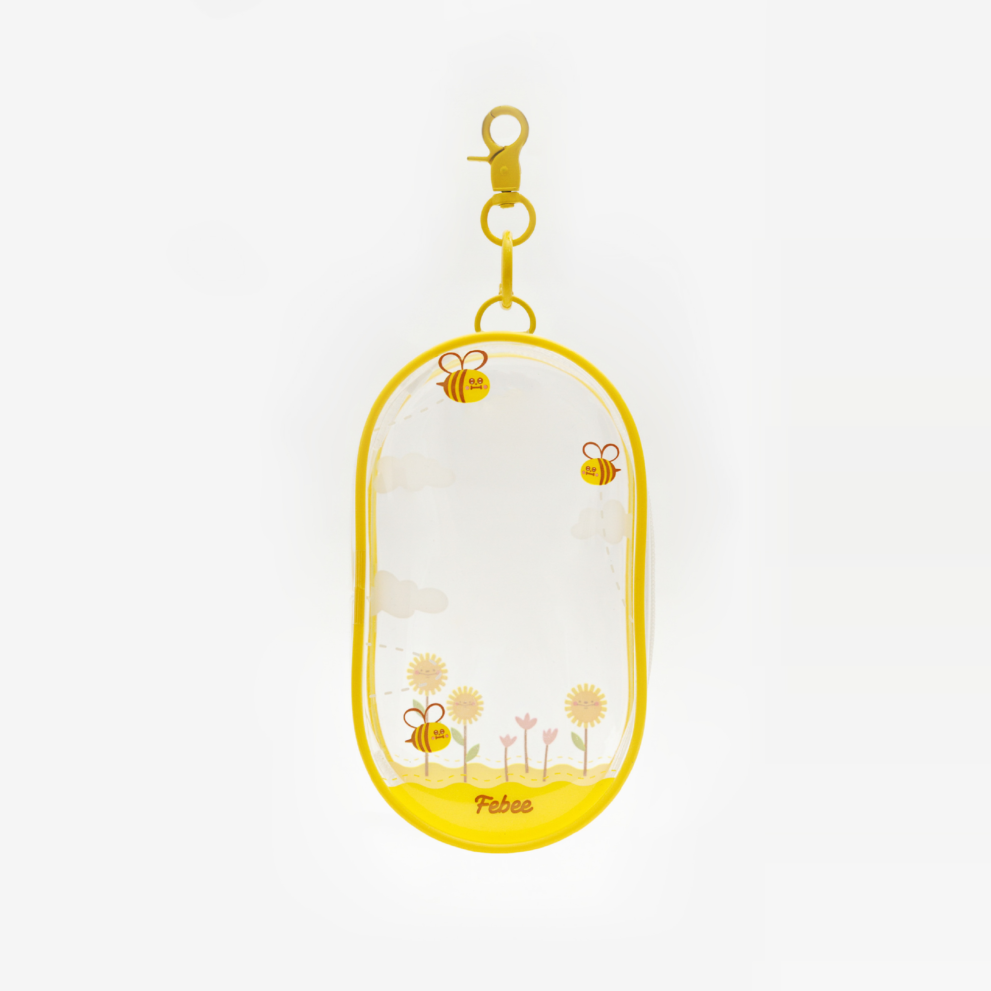 雲朵向日葵透明娃包